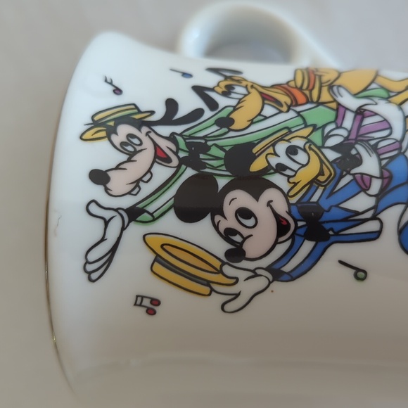 Vtg. Walt Disney Mickey Pluto Goofy Donald Duck Barber Shop Quartet Cup Shaving - Picture 5 of 12